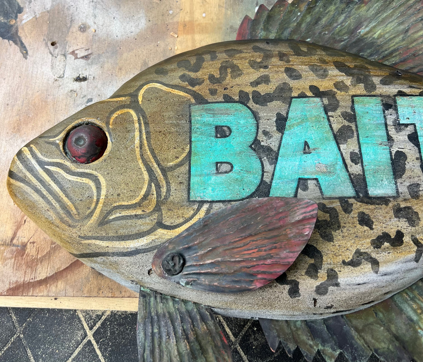 Crappie Bait Trade Sign