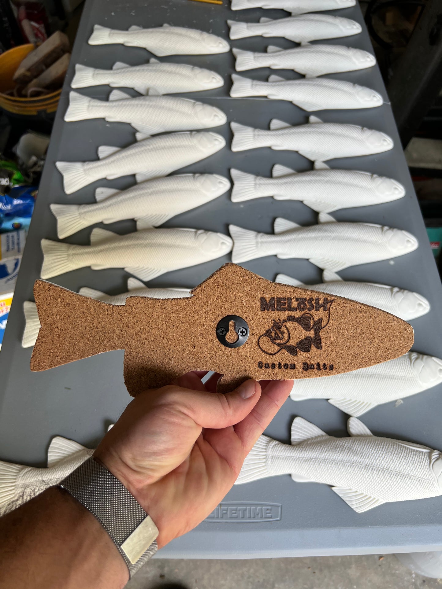 Rainbow Trout Study Cast unpainted