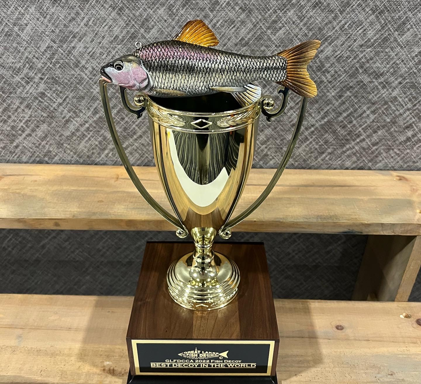 7 3/4” Lake Chub Sucker fish decoy