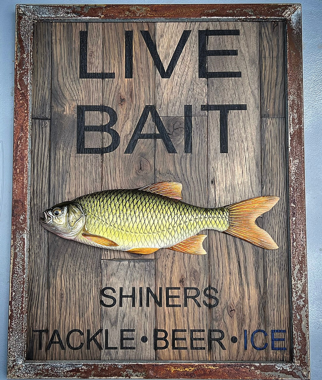Live Bait Sign