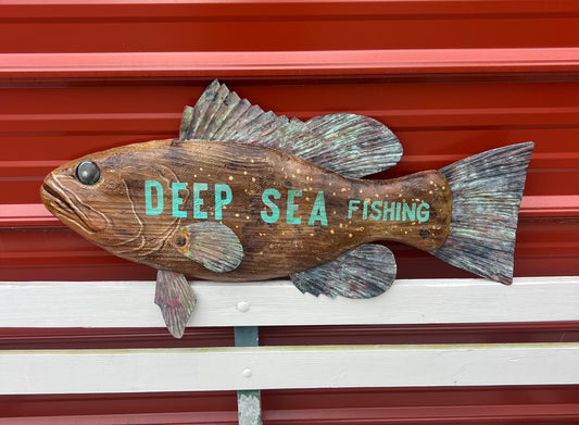 28” Grouper Trade Sign