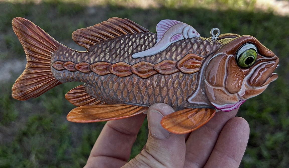Fish from Anchovia w/parasitic friend