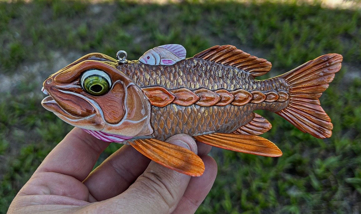 Fish from Anchovia w/parasitic friend