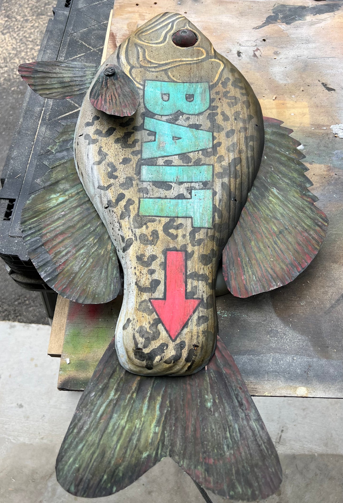 Crappie Bait Trade Sign
