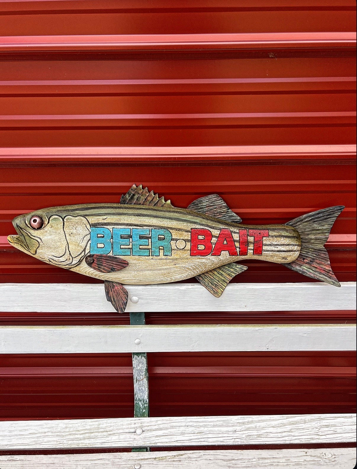 34” Striped Bass Trade Sign